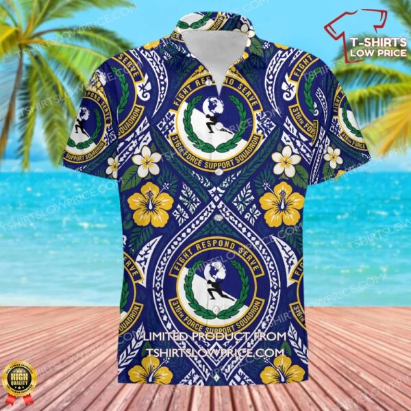 316 Force Support Squadron (AFDW) Hawaiian Shirt 316 Force Support Squadron (AFDW) Hawaiian Shirt