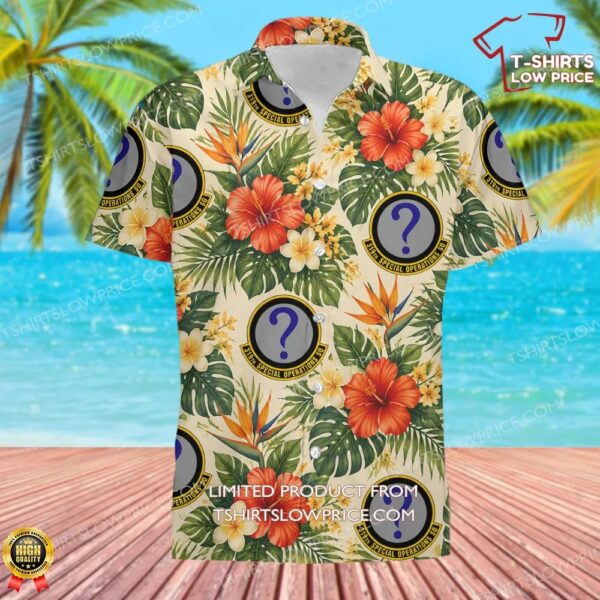 319 Special Operations Squadron (AFSOC) Hawaiian Shirt 319 Special Operations Squadron (AFSOC) Hawaiian Shirt
