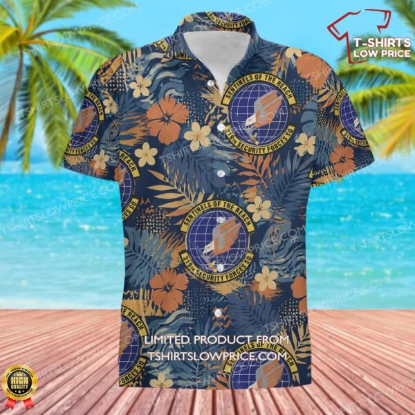 319 Security Forces Squadron (AMC) Hawaiian Shirt 319 Security Forces Squadron (AMC) Hawaiian Shirt