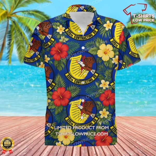 325 Contracting Squadron (ACC) Hawaiian Shirt 325 Contracting Squadron (ACC) Hawaiian Shirt