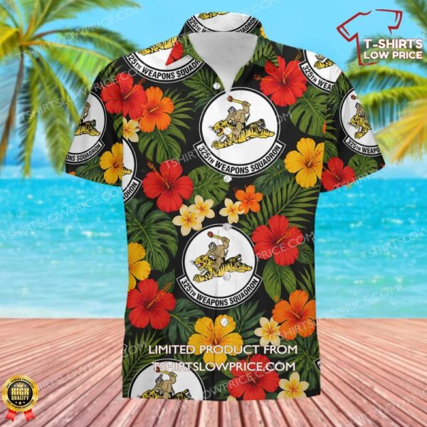 325 Weapons Squadron (ACC) Hawaiian Shirt 325 Weapons Squadron (ACC) Hawaiian Shirt