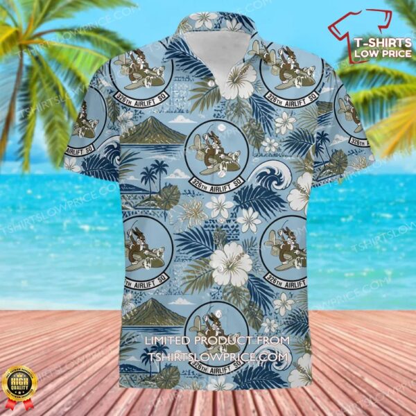 326 Airlift Squadron (AFRC) Hawaiian Shirt 326 Airlift Squadron (AFRC) Hawaiian Shirt