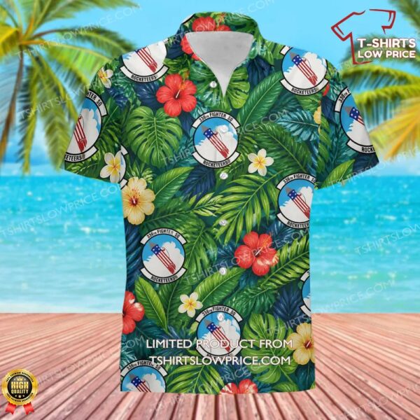 336 Fighter Squadron (ACC) Hawaiian Shirt 336 Fighter Squadron (ACC) Hawaiian Shirt