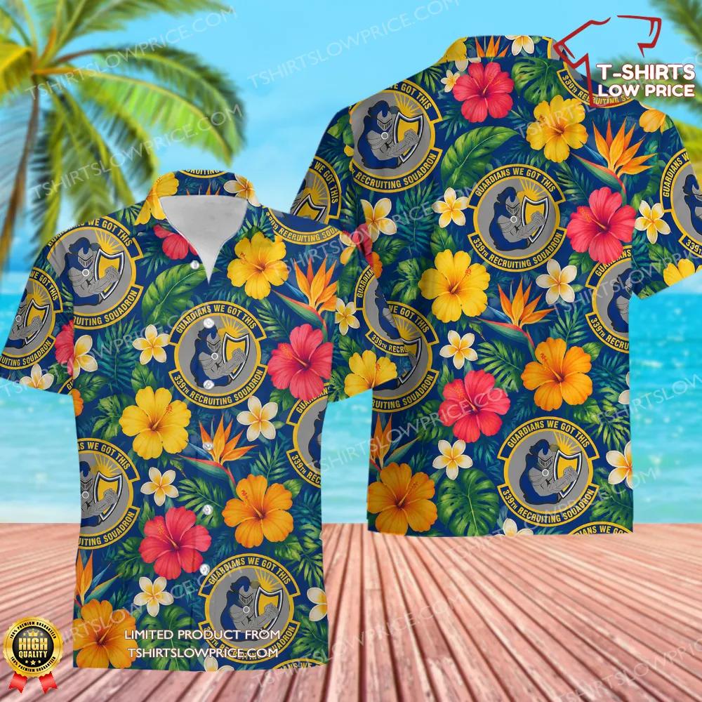 339 Recruiting Squadron (AETC) Hawaiian Shirt 339 Recruiting Squadron AETC Hawaiian Shirt 1