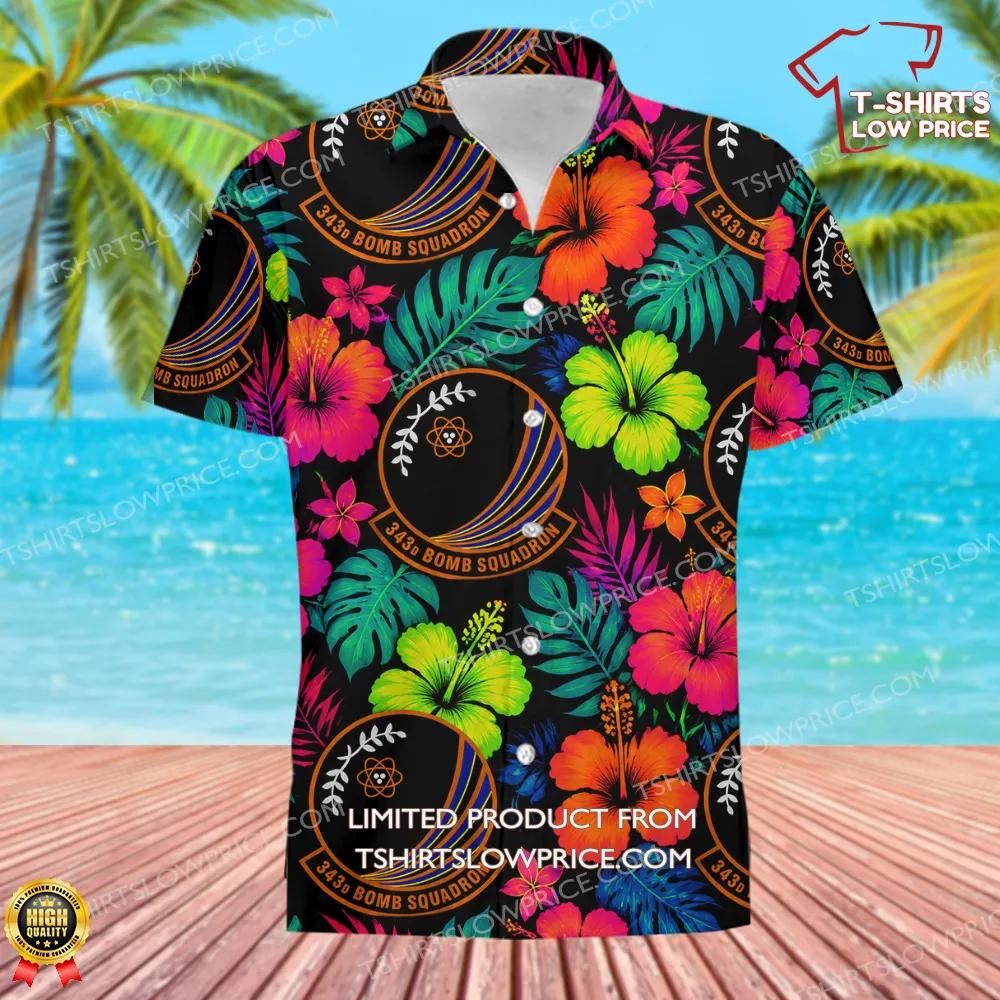 343 Bomb Squadron AFRC Hawaiian Shirt 2 343 Bomb Squadron AFRC Hawaiian Shirt 2