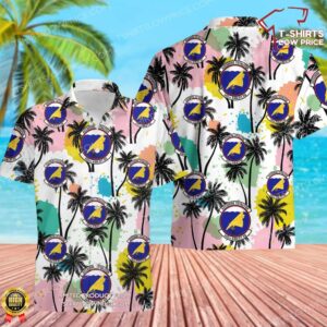 345 Airlift Squadron (AMC) Hawaiian Shirt