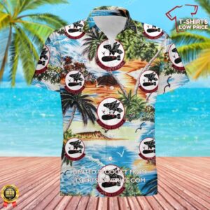 345 Bomb Squadron (AFRC) Hawaiian Shirt