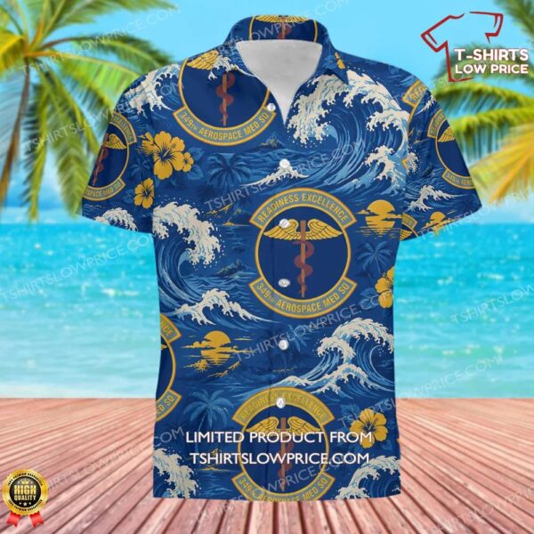349 Aerospace Medicine Squadron (AFRC) Hawaiian Shirt 349 Aerospace Medicine Squadron (AFRC) Hawaiian Shirt