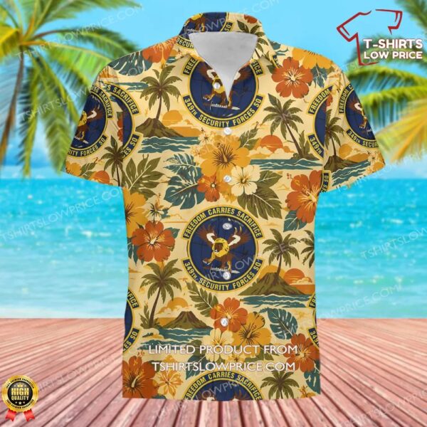 349 Security Forces Squadron (AFRC) Hawaiian Shirt 349 Security Forces Squadron (AFRC) Hawaiian Shirt