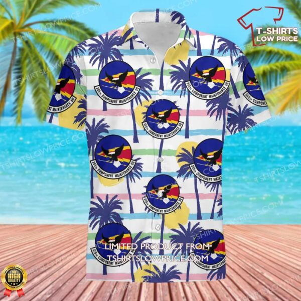 355 Component Maintenance Squadron (ACC) Hawaiian Shirt 355 Component Maintenance Squadron (ACC) Hawaiian Shirt