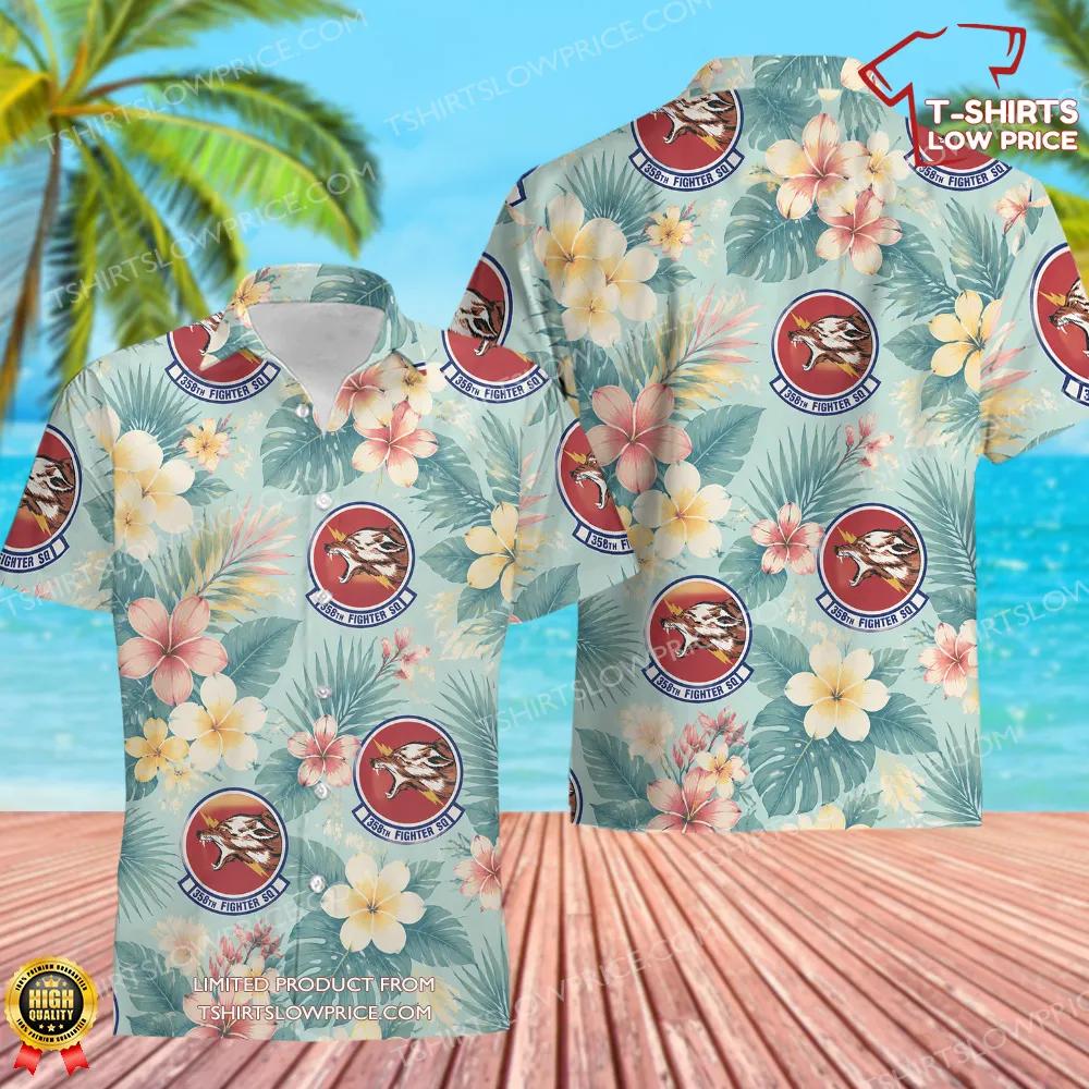 358 Fighter Squadron (ACC) Hawaiian Shirt 358 Fighter Squadron ACC Hawaiian Shirt 1