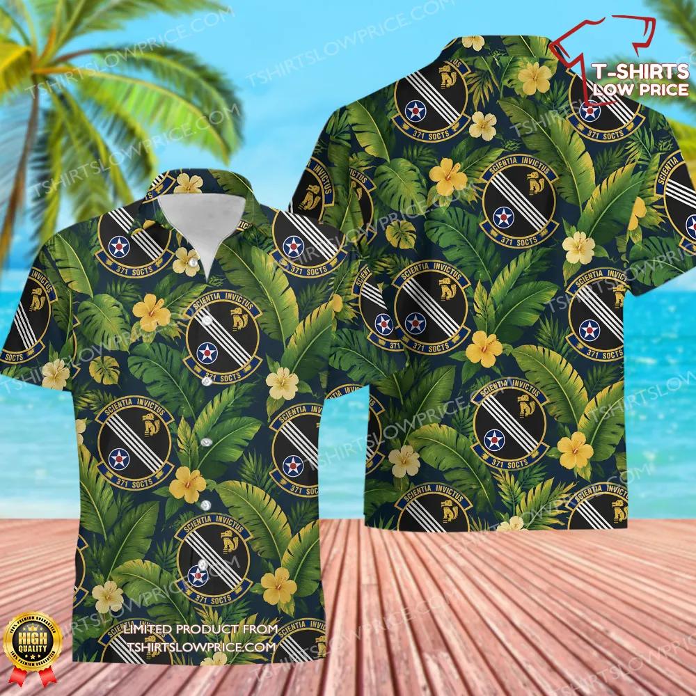 371 Special Operations Combat Training Squadron (AFSOC) Hawaiian Shirt 371 Special Operations Combat Training Squadron AFSOC Hawaiian Shirt 1