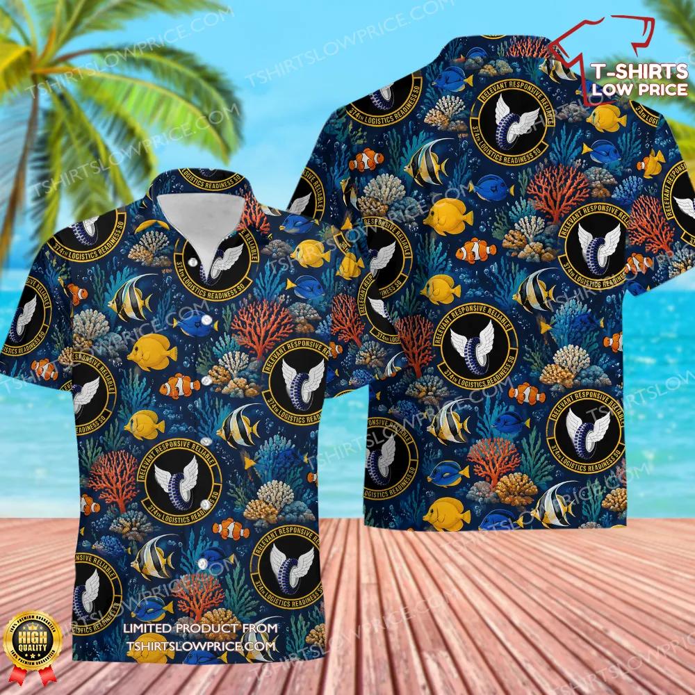 374 Logistics Readiness Squadron (PACAF) Hawaiian Shirt 374 Logistics Readiness Squadron PACAF Hawaiian Shirt 1