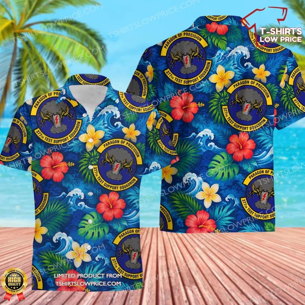377 Test Support Squadron Hawaiian Shirt 377 Test Support Squadron Hawaiian Shirt 1