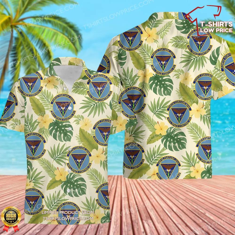 380 Electromagnetic Warfare Squadron (AFRC) Hawaiian Shirt 380 Electromagnetic Warfare Squadron AFRC Hawaiian Shirt 1
