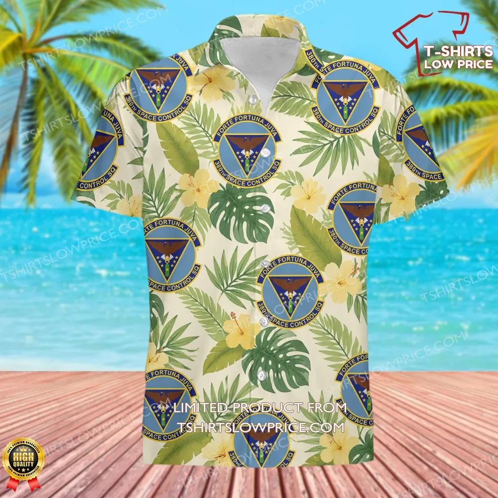 380 Electromagnetic Warfare Squadron AFRC Hawaiian Shirt 2 380 Electromagnetic Warfare Squadron AFRC Hawaiian Shirt 2