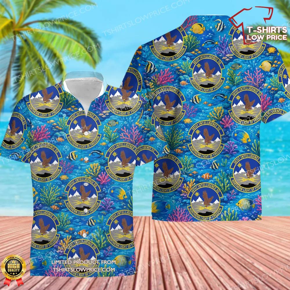 381 Intelligence Squadron (ACC) Hawaiian Shirt 381 Intelligence Squadron ACC Hawaiian Shirt 1