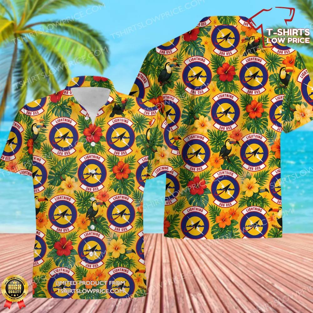 388 Operations Support Squadron (ACC) Hawaiian Shirt 388 Operations Support Squadron ACC Hawaiian Shirt 1