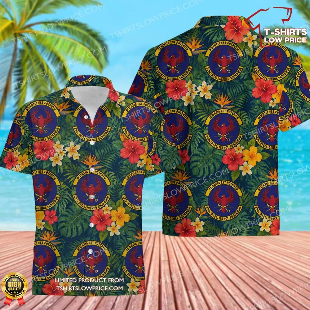 392 Intelligence Squadron (ACC) Hawaiian Shirt 392 Intelligence Squadron ACC Hawaiian Shirt 1