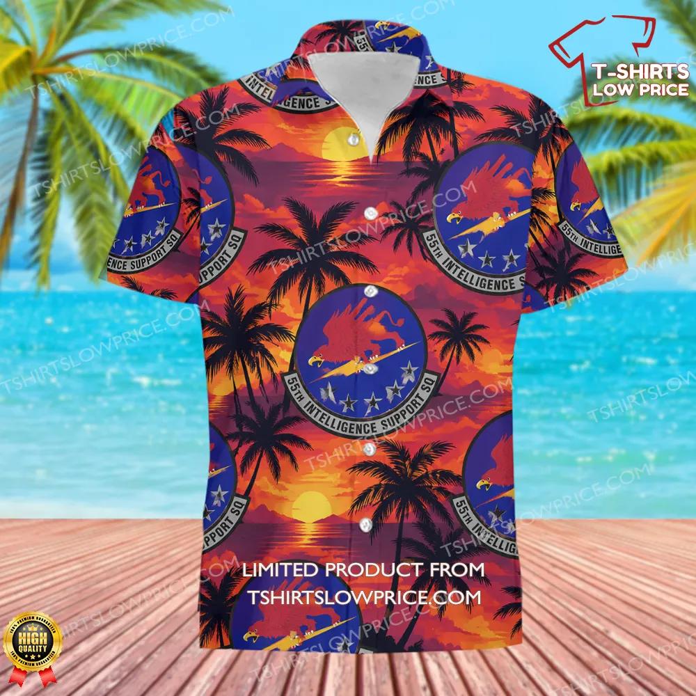 55 Intelligence Support Squadron ACC Hawaiian Shirt 2 55 Intelligence Support Squadron ACC Hawaiian Shirt 2