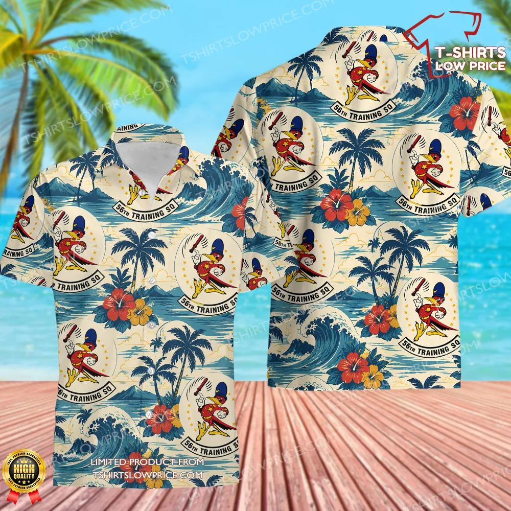 56 Training Squadron (AETC) Hawaiian Shirt 56 Training Squadron AETC Hawaiian Shirt 1