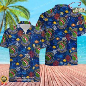 58 Aerial Port Squadron (AFRC) Hawaiian Shirt 58 Aerial Port Squadron (AFRC) Hawaiian Shirt