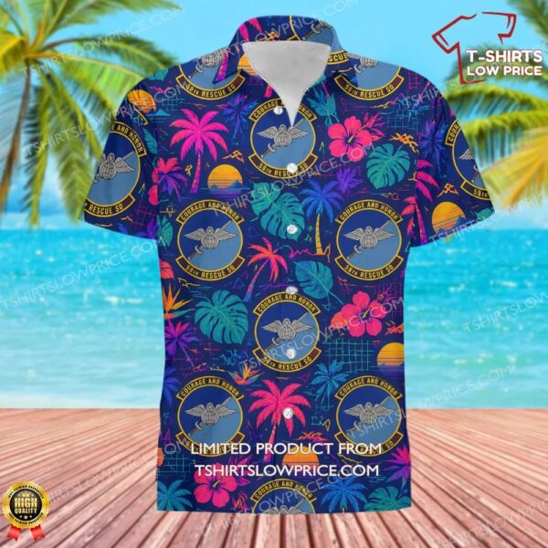 58 Rescue Squadron (ACC) Hawaiian Shirt 58 Rescue Squadron (ACC) Hawaiian Shirt