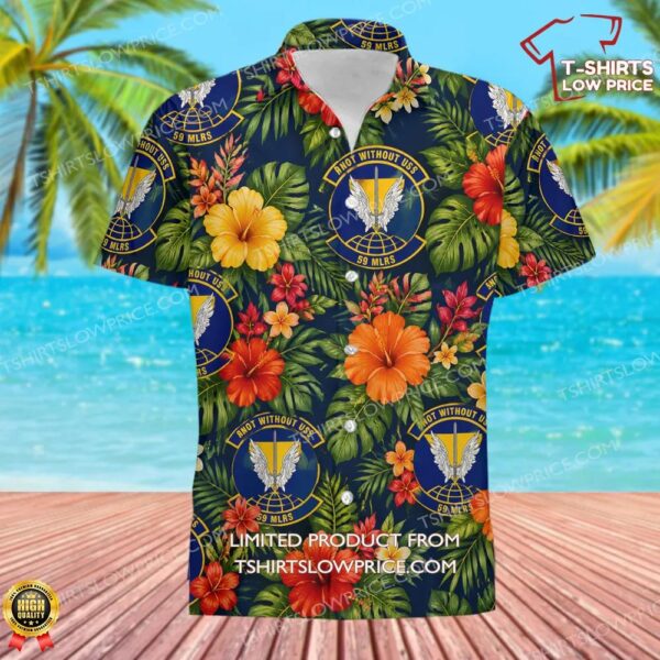 59 Medical Logistics and Readiness Squadron (AETC) Hawaiian Shirt 59 Medical Logistics and Readiness Squadron (AETC) Hawaiian Shirt
