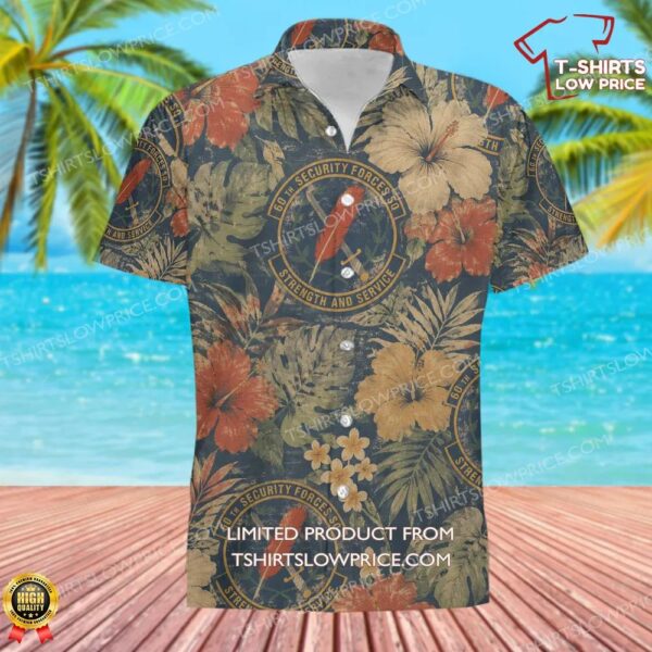 60 Security Forces Squadron (AMC) Hawaiian Shirt 60 Security Forces Squadron (AMC) Hawaiian Shirt
