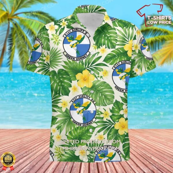 61 Airlift Squadron (AMC) Hawaiian Shirt