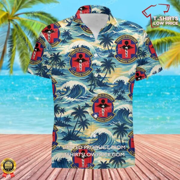 61 Medical Squadron (AFSPC) Hawaiian Shirt 61 Medical Squadron (AFSPC) Hawaiian Shirt