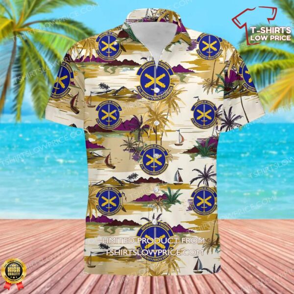 61 Security Forces Squadron (AFSPC) Hawaiian Shirt 61 Security Forces Squadron (AFSPC) Hawaiian Shirt