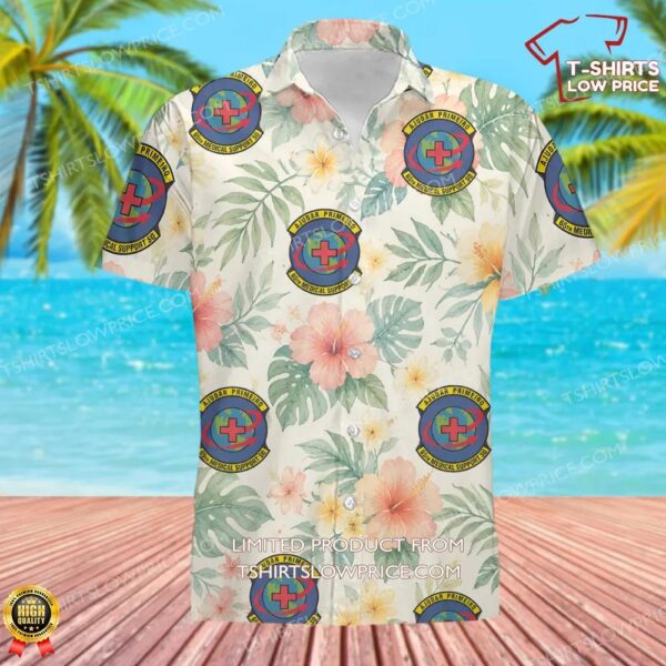 65 Medical Support Squadron (USAFE) Hawaiian Shirt 65 Medical Support Squadron (USAFE) Hawaiian Shirt