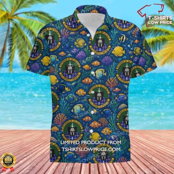 65 Security Forces Squadron (USAFE) Hawaiian Shirt 65 Security Forces Squadron (USAFE) Hawaiian Shirt