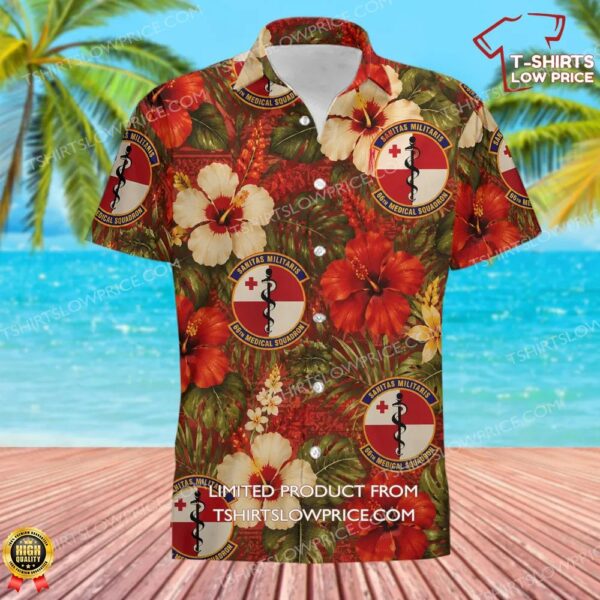 66 Medical Squadron (AFMC) Hawaiian Shirt 66 Medical Squadron (AFMC) Hawaiian Shirt