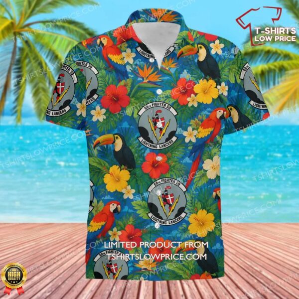 68 Fighter Squadron Hawaiian Shirt 68 Fighter Squadron Hawaiian Shirt