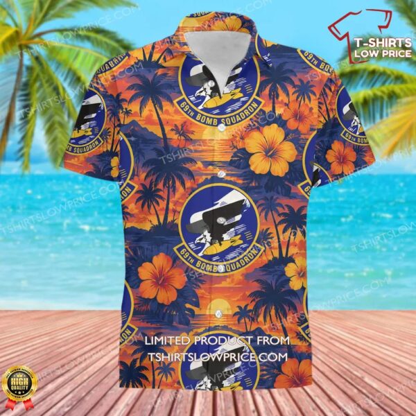 69 Bomb Squadron (ACC) Hawaiian Shirt 69 Bomb Squadron (ACC) Hawaiian Shirt