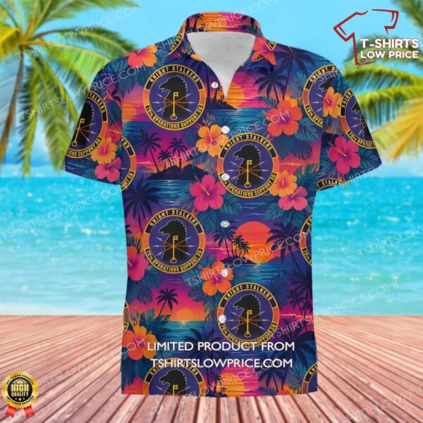 70 Operations Support Squadron (ACC) Hawaiian Shirt 70 Operations Support Squadron (ACC) Hawaiian Shirt