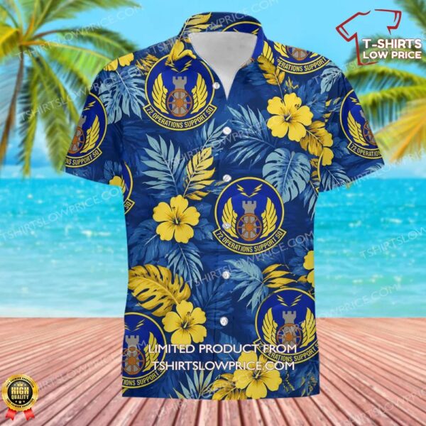 72 Operations Support Squadron (AFMC) Hawaiian Shirt 72 Operations Support Squadron (AFMC) Hawaiian Shirt