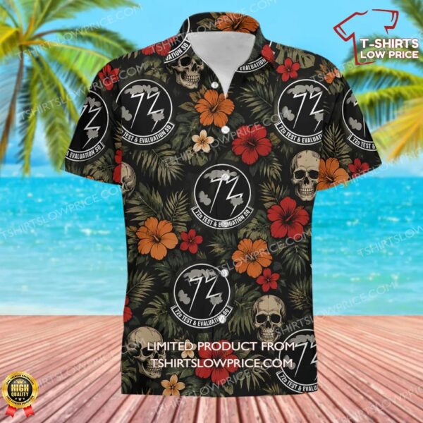 72 Test and Evaluation Squadron (ACC) Hawaiian Shirt 72 Test and Evaluation Squadron (ACC) Hawaiian Shirt