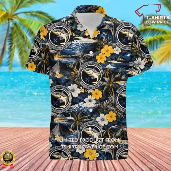 75 Fighter Generation Squadron (ACC) Hawaiian Shirt 75 Fighter Generation Squadron (ACC) Hawaiian Shirt