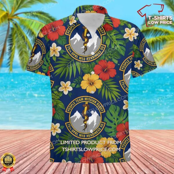 75 Operational Medical Readiness Squadron (AFMC) Hawaiian Shirt 75 Operational Medical Readiness Squadron (AFMC) Hawaiian Shirt