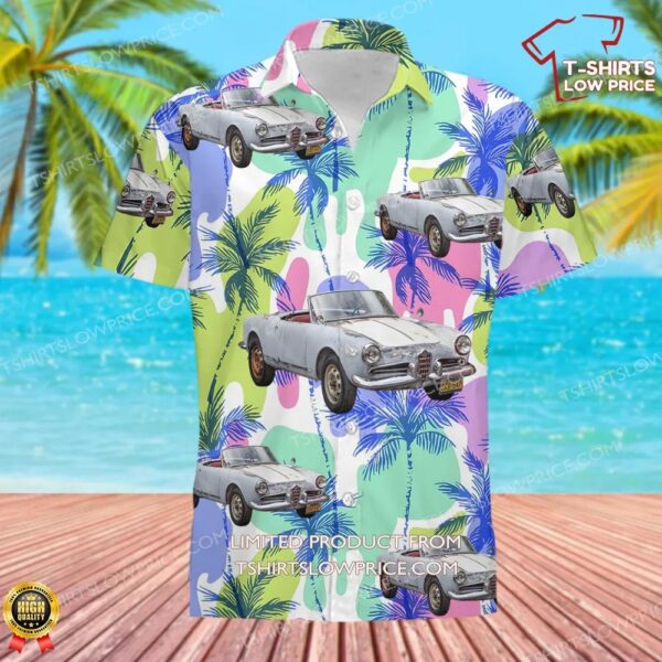 1958 Alfa Romeo Giulietta Spider Hawaiian Shirt