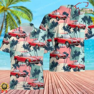 1963 Alfa Romeo Giulia 1600 Spider Hawaiian Shirt