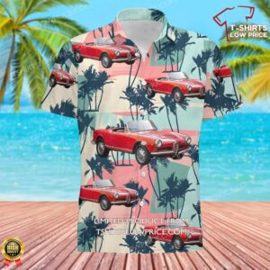 1963 Alfa Romeo Giulia 1600 Spider Hawaiian Shirt