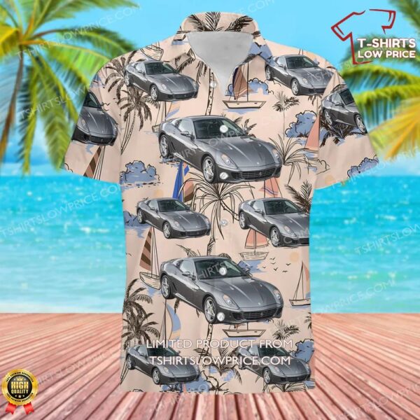 2007 Ferrari 599 Hawaiian Shirt 2007 Ferrari 599 Hawaiian Shirt