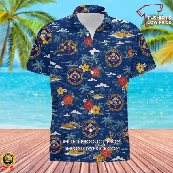84 Radar Evaluation Squadron (ACC) Hawaiian Shirt 84 Radar Evaluation Squadron (ACC) Hawaiian Shirt
