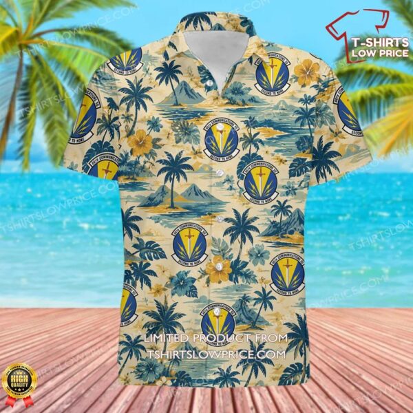 86 Communications Squadron (USAFE) Hawaiian Shirt 86 Communications Squadron (USAFE) Hawaiian Shirt