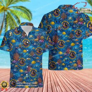 87 Electronic Warfare Squadron (ACC) Hawaiian Shirt