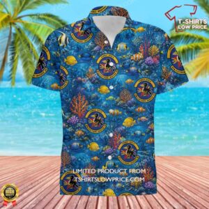 87 Electronic Warfare Squadron (ACC) Hawaiian Shirt